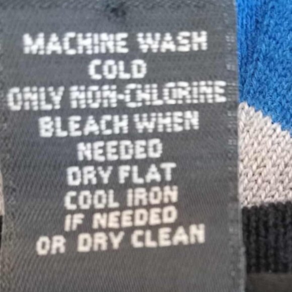 Lane Bryant Blue Black Knit Striped Long Sleeve V Neck Midi Dress EUC 18 20 - Picture 5 of 5